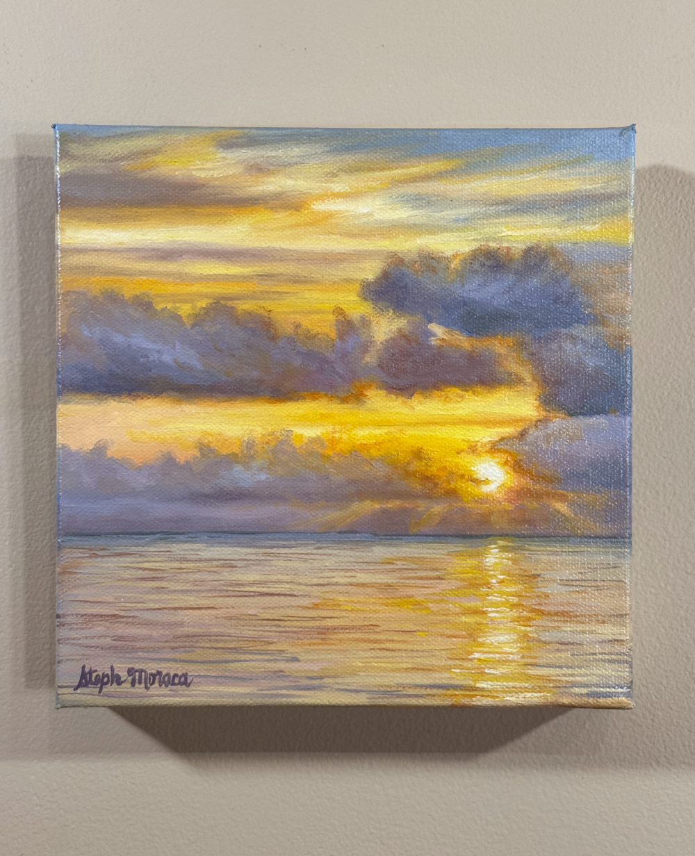 Original Painting - Golden Sunrise